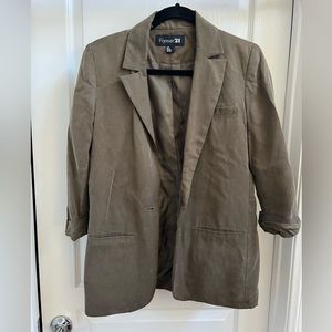 Olive green blazer
